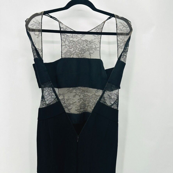 Noam Hanoch Nikka Bandeau Lace Jumpsuit Sz 2 Black Knit ASO Taylor Swift Dance - Picture 8 of 13